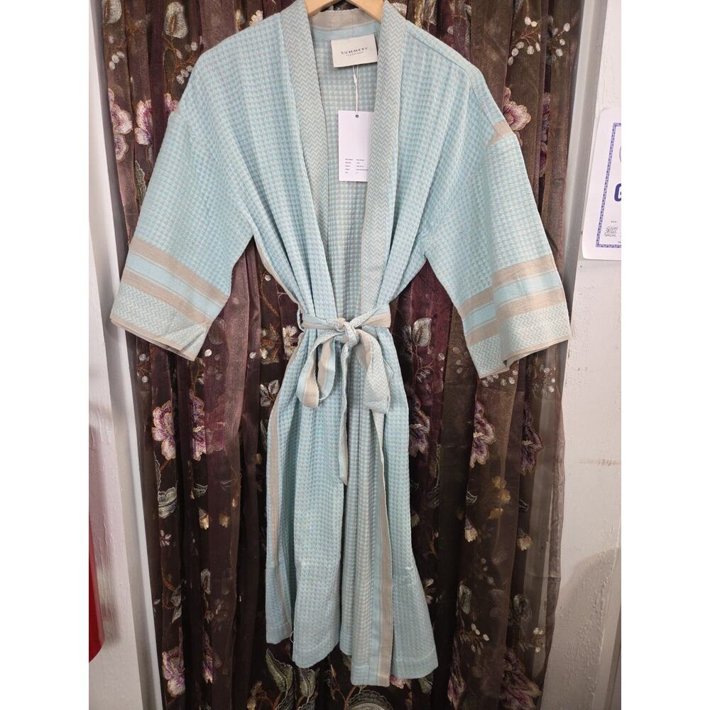 Summery Copenhagen Robe/Kimono New With Tags Small Mio $269 Color Prince Stone